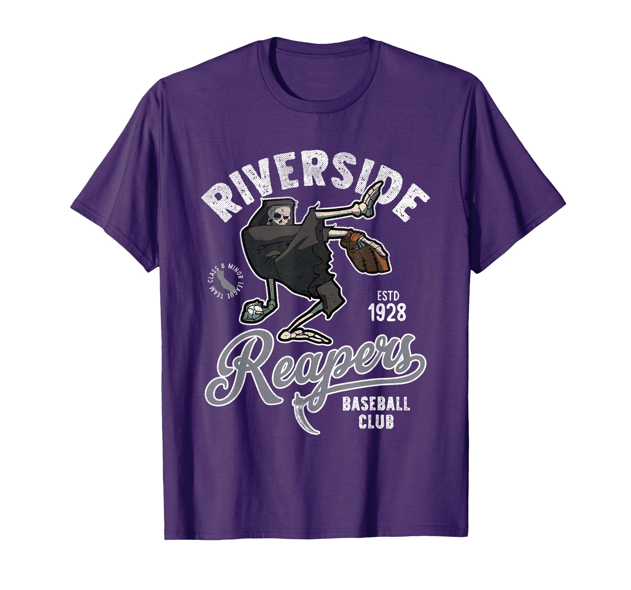 Riverside Grim Reapers Minor League T-Shirt - Minimalist Print Unisex - T-Shirt, Sweatshirt, Hoodie