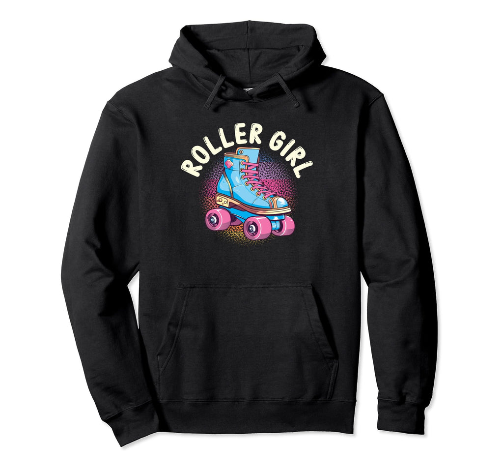 Roller Skates Funny 80S Roller Disco Hoodie - Unique Graphic Men Women - T-Shirt, Sweatshirt, Hoodie
