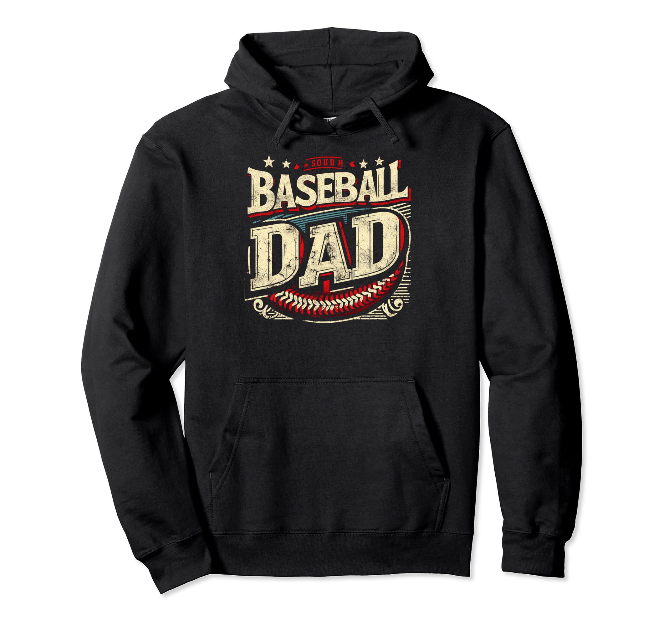Baseball Dad Fathers Day Hoodie - Graphic Print for Adults - T-Shirt, Sweatshirt, Hoodie
