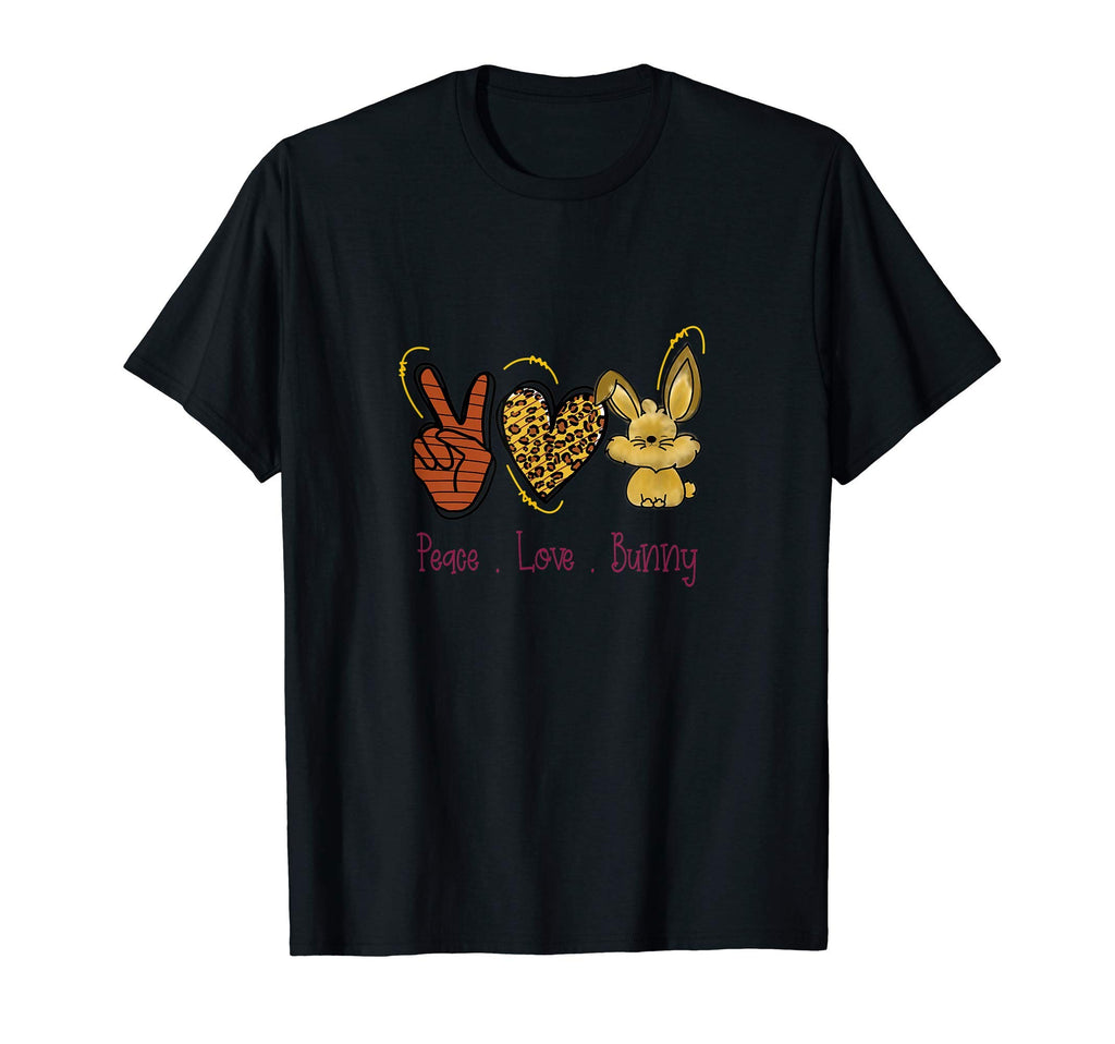 Easter Bunny Peace Love Bunny T-Shirt - Graphic Print Men Women - T-Shirt, Sweatshirt, Hoodie