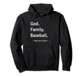 Christian Faith God Family Baseball Hoodie - Custom Art Print for Adults - T-Shirt, Sweatshirt, Hoodie