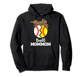 Ball Mommom Funny Baseball Softball Mom Hoodie - Custom Art Print Unisex - T-Shirt, Sweatshirt, Hoodie