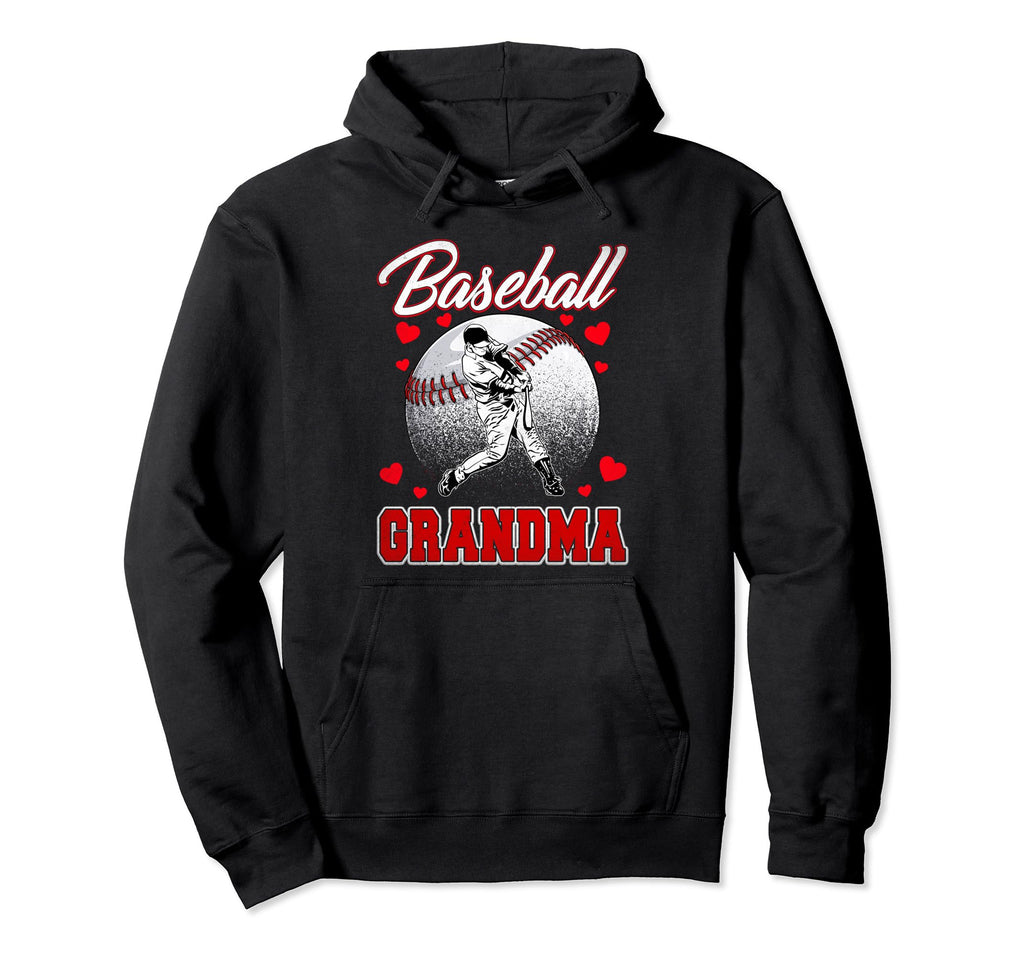 Baseball Grandma Family Matching Players Hoodie - Trendy Graphic Unisex - T-Shirt, Sweatshirt, Hoodie