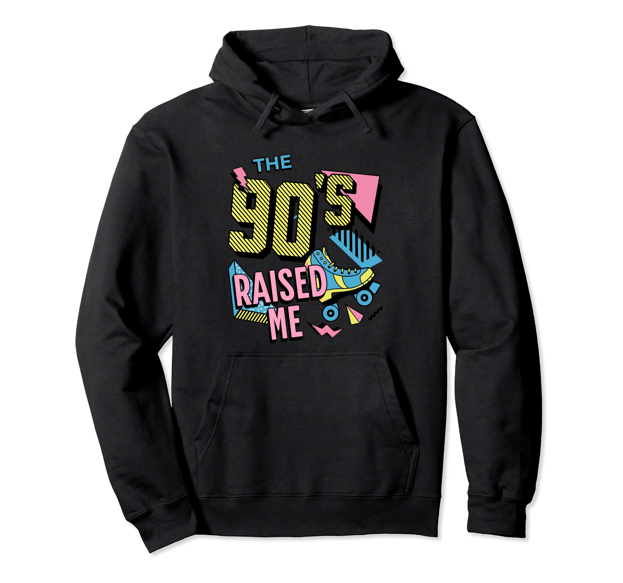 90S Raised Me Pastel Kidcore Kawaii Hoodie - Trendy Graphic Unisex - T-Shirt, Sweatshirt, Hoodie
