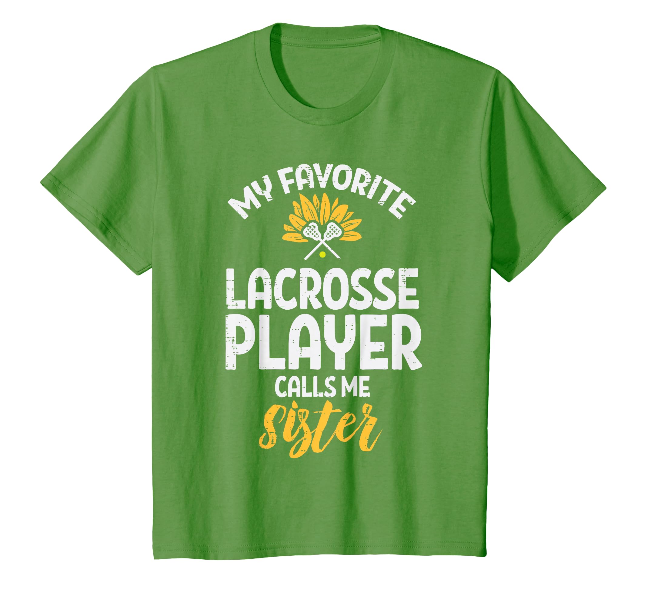 Favorite Lacrosse Player Sister Lax T-Shirt - Minimalist Print for Adults - T-Shirt, Sweatshirt, Hoodie