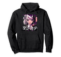Anime Goth Grunge Demon Waifu Horror Alt Hoodie - Graphic Print Men Women - T-Shirt, Sweatshirt, Hoodie