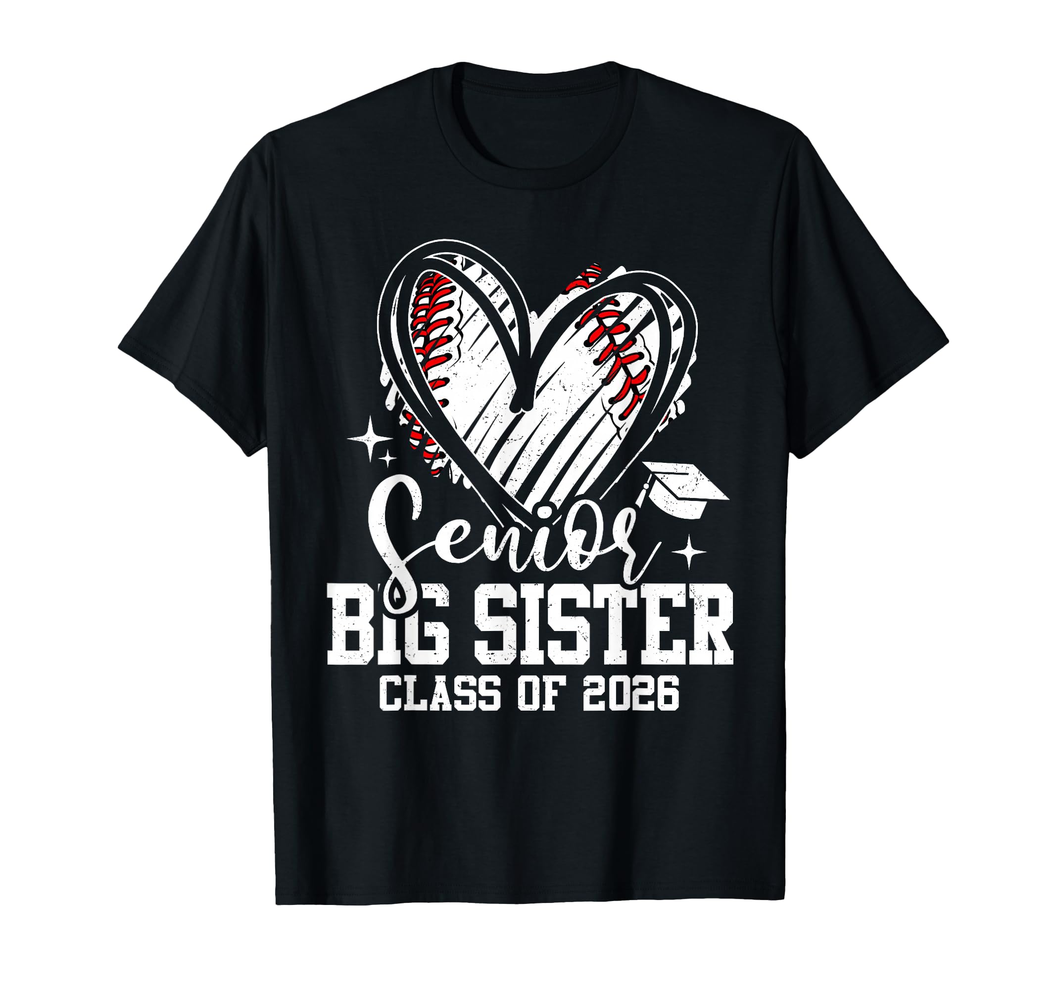 Senior Big Sister Class 2026 Baseball T-Shirt - Minimalist Print Unisex - T-Shirt, Sweatshirt, Hoodie