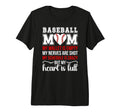 Baseball Mom My Heart Is Full Mom T-Shirt - Graphic Print Men Women - T-Shirt, Sweatshirt, Hoodie