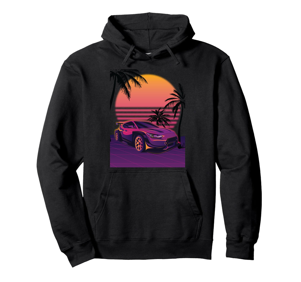 Aesthetic Synthwave Retrowave Vaporwave Hoodie - Trendy Graphic Men Women - T-Shirt, Sweatshirt, Hoodie