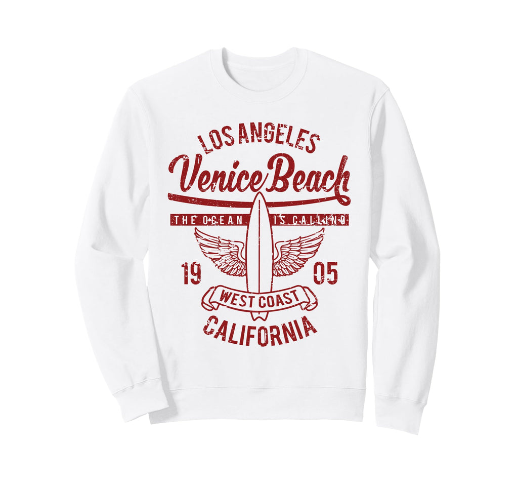 Venice Beach California Surf Sweatshirt - Novelty Apparel for Adults - T-Shirt, Sweatshirt, Hoodie