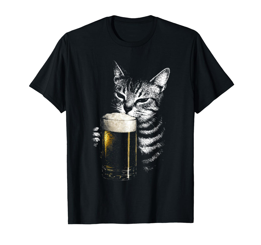 Cat Beer Y2K 90S Funny Cat Beer Animal T-Shirt - Novelty Apparel Men Women - T-Shirt, Sweatshirt, Hoodie