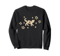 90S Y2K Scary Kitten Cat Grunge Stars Sweatshirt - Aesthetic Graphic Unisex - T-Shirt, Sweatshirt, Hoodie