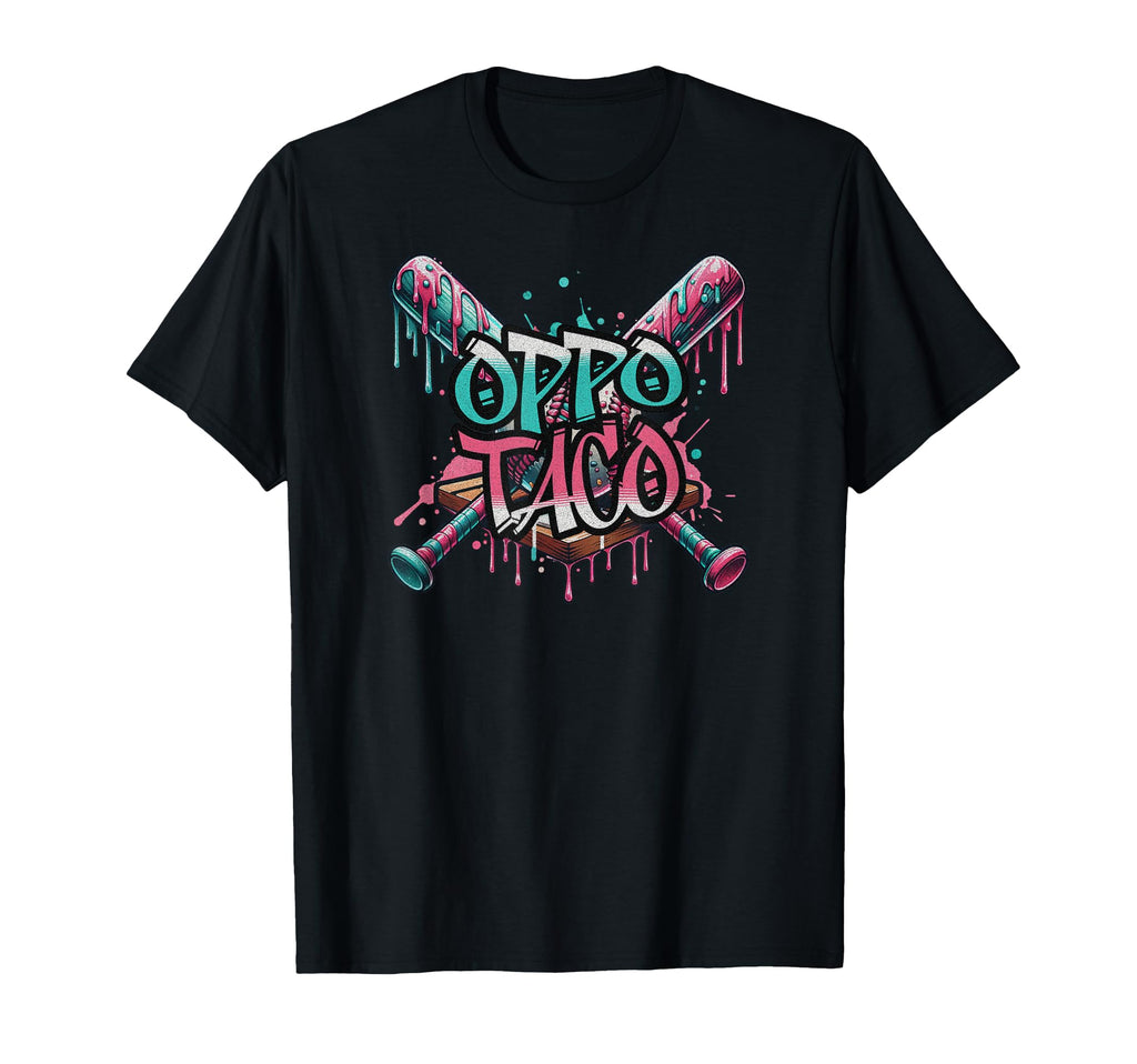 Oppo Taco Funny Baseball Ice Cream T-Shirt - Aesthetic Graphic Men Women - T-Shirt, Sweatshirt, Hoodie