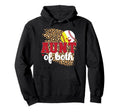 Aunt Both Baseball Softball Aunt Hoodie - Trendy Graphic Unisex - T-Shirt, Sweatshirt, Hoodie