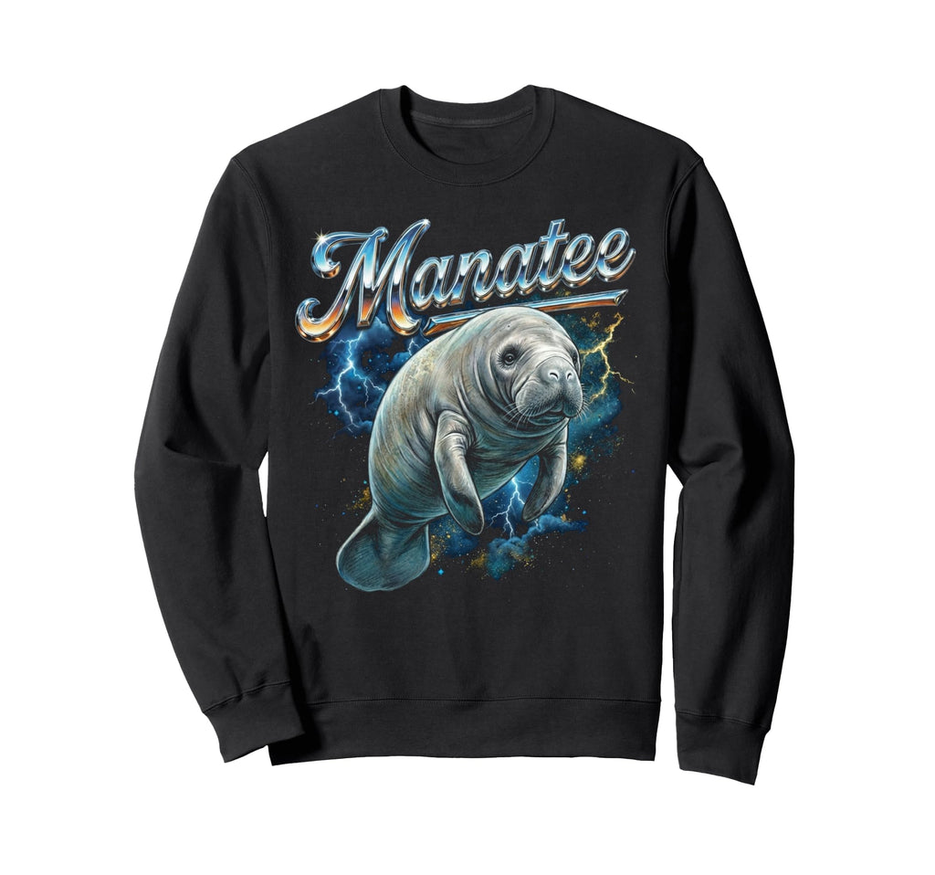 Sea Cow 90S Funny Manatee 80S Sweatshirt - Fun Novelty Design for Adults - T-Shirt, Sweatshirt, Hoodie
