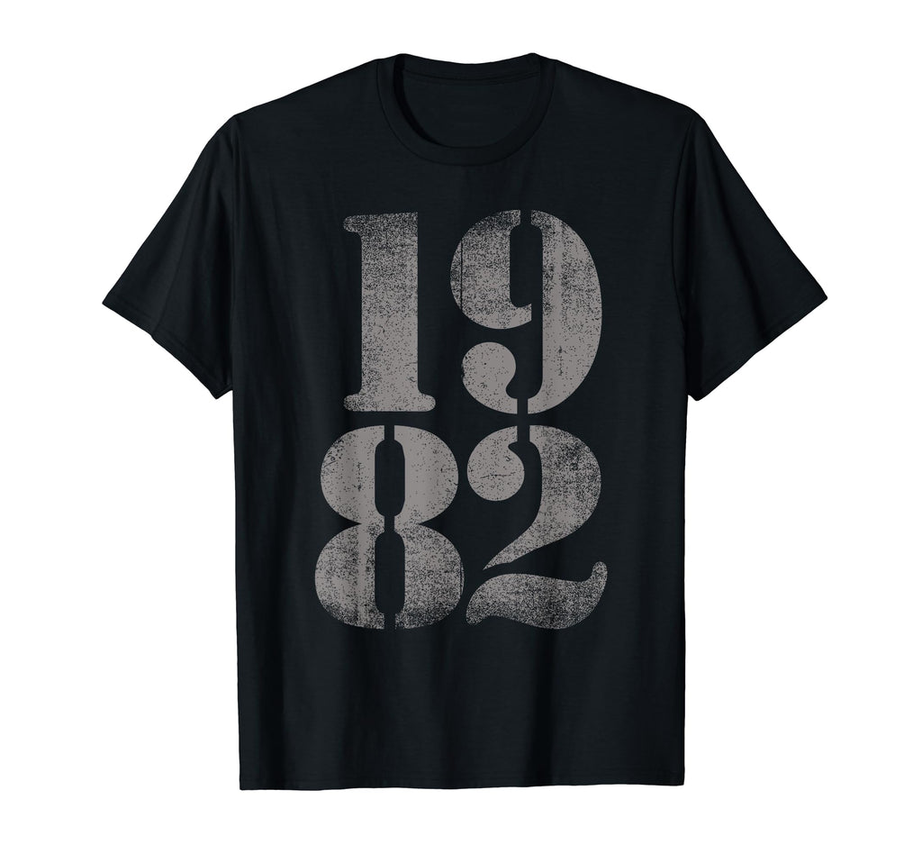 1982 Birth Year Distressed Birthday T-Shirt - Casual Everyday Wear Unisex - T-Shirt, Sweatshirt, Hoodie