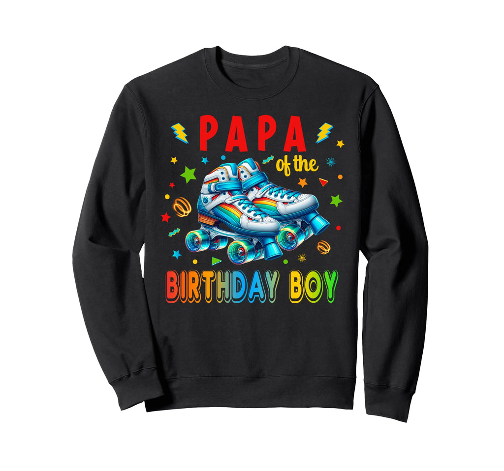 Roller Skates Birthday Party Skating Sweatshirt - Minimalist Print Unisex - T-Shirt, Sweatshirt, Hoodie