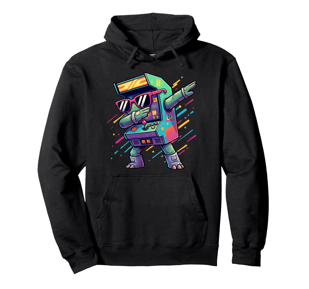 Arcade Cabinet Machine Dabbing 70S 80S Hoodie - Fun Novelty Design Unisex - T-Shirt, Sweatshirt, Hoodie