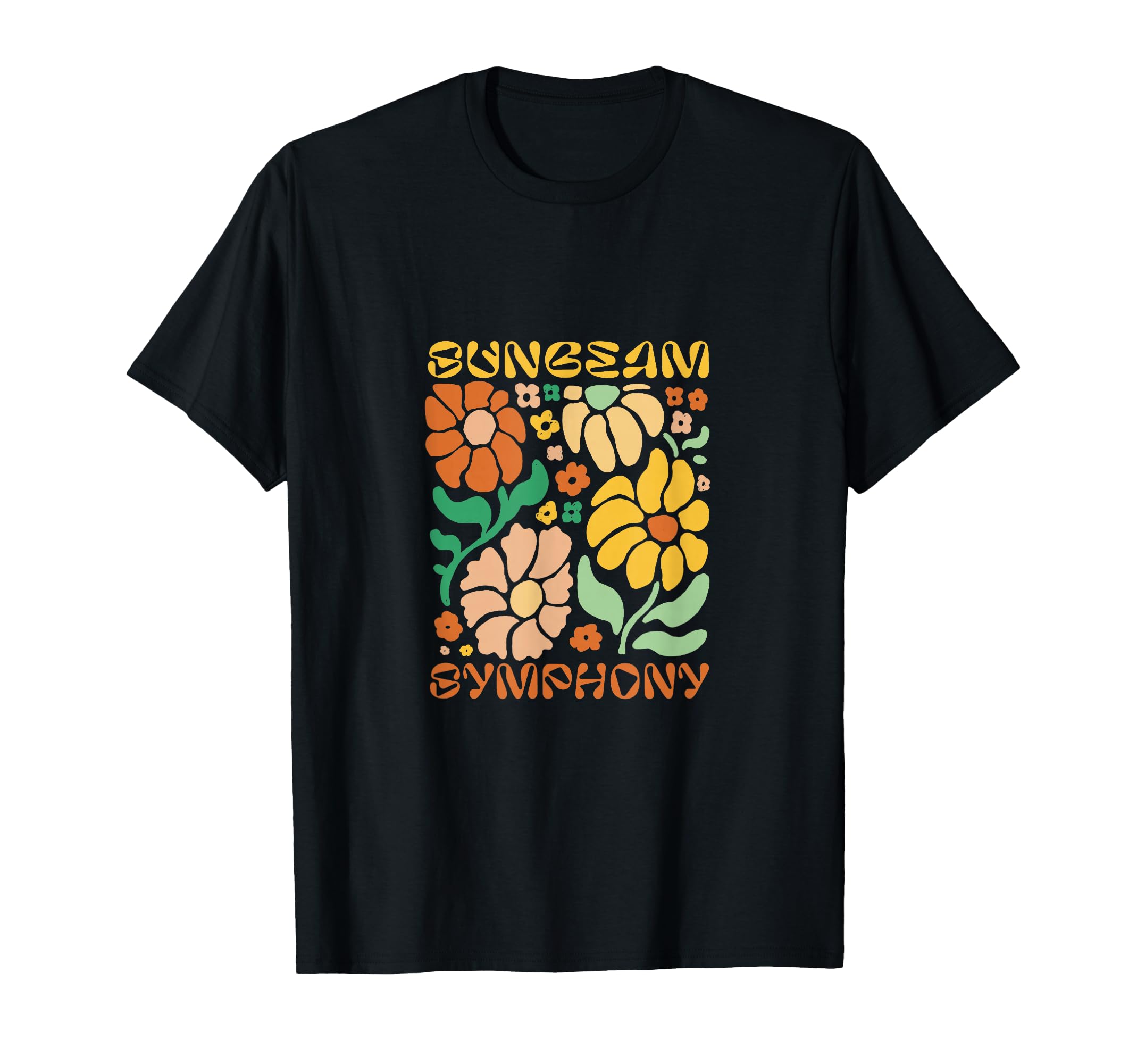Sunbeam Symphony Floral 1970S Groovy T-Shirt - Streetwear Style Men Women - T-Shirt, Sweatshirt, Hoodie