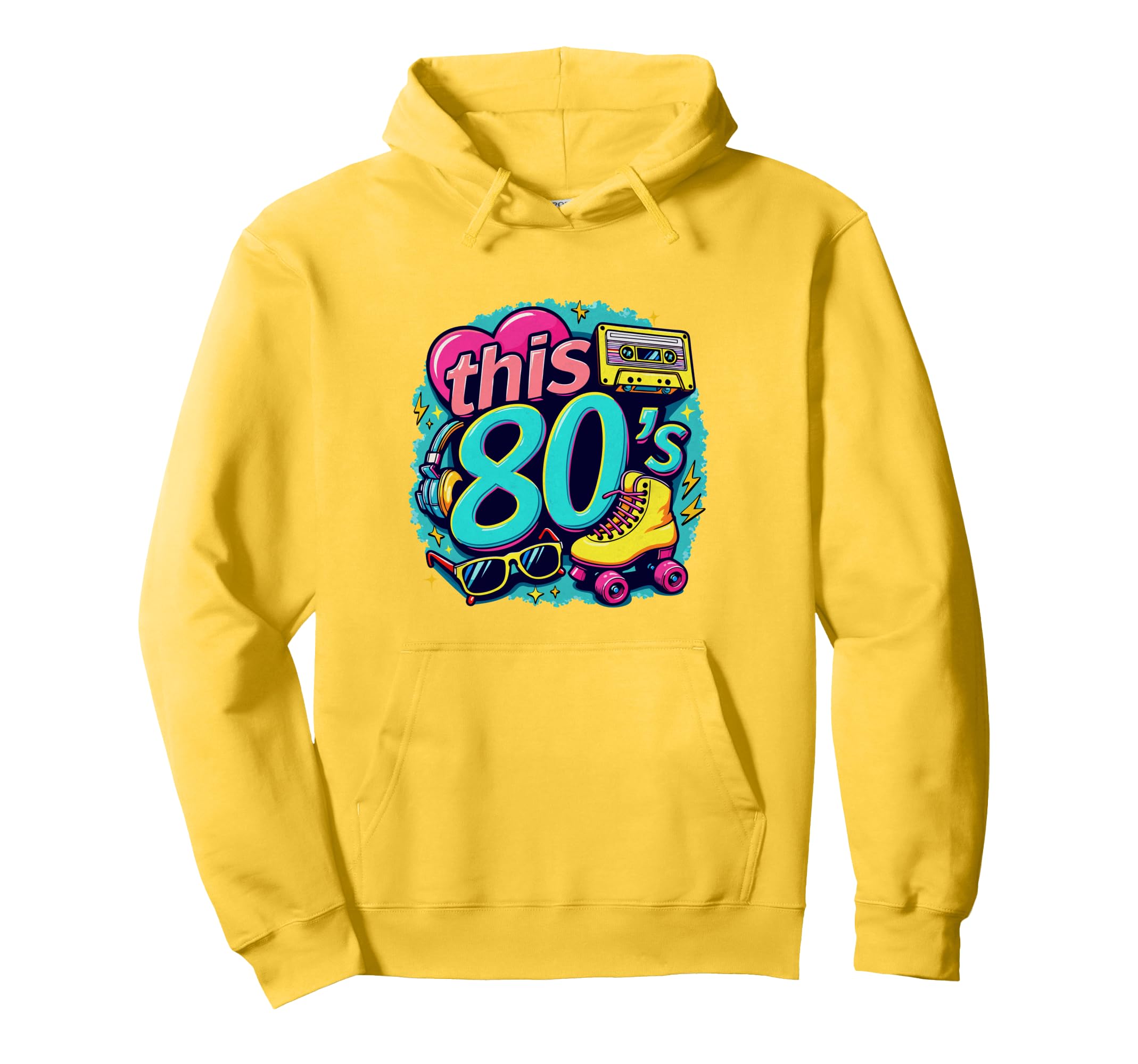 This 80S Bro Cassette Roller Skates Party Hoodie - Streetwear Style Unisex - T-Shirt, Sweatshirt, Hoodie