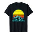 Sunset Triceratops T-Shirt - Aesthetic Graphic Unisex - T-Shirt, Sweatshirt, Hoodie