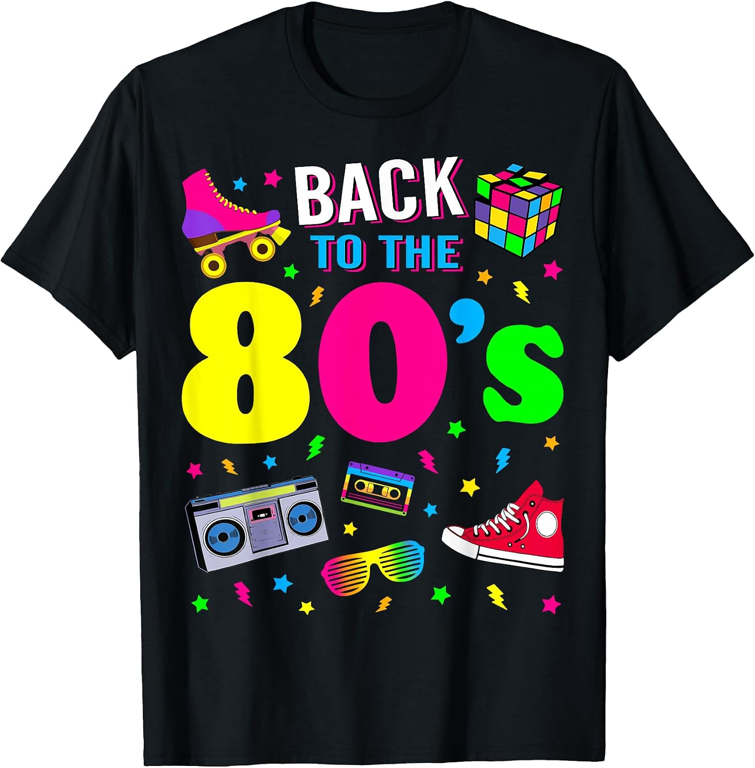 Retro Gifts Vintage 80s Costume - Adult & Kids T-Shirts, Sweatshirts & Hoodies apparel design preview 1