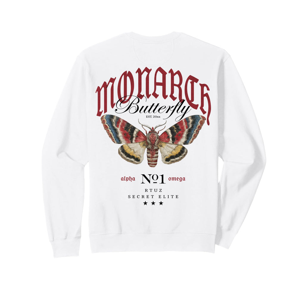 Y2K Back Streetwear Butterfly Sweatshirt - Fun Novelty Design Unisex - T-Shirt, Sweatshirt, Hoodie