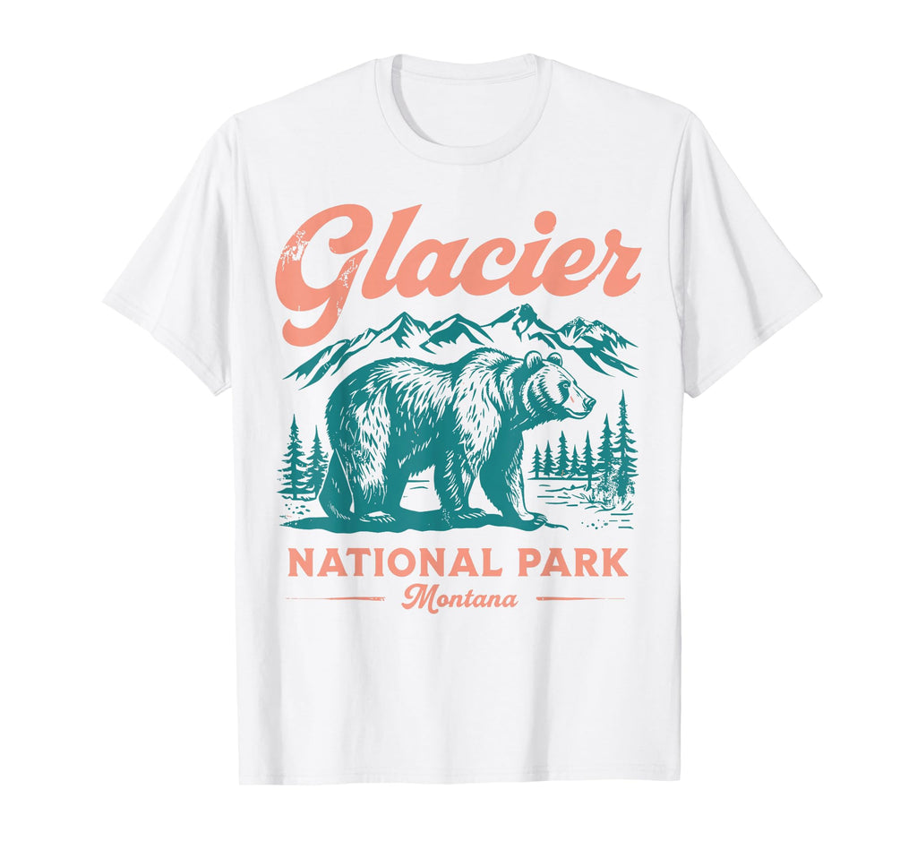 Glacier National Park Montana Usa Outdoor Hoodie - Streetwear Style Unisex - T-Shirt, Sweatshirt, Hoodie