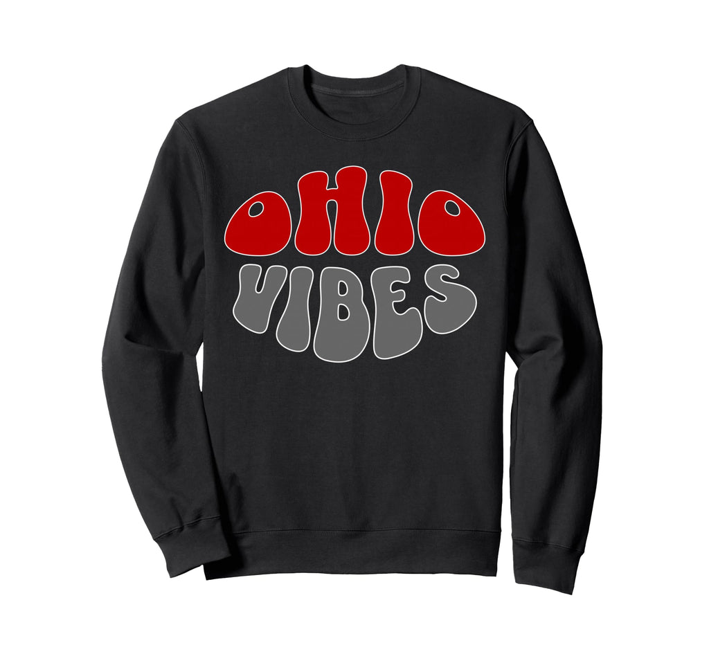 Ohio Vibes Varsity Ohio Sweatshirt - Custom Art Print Unisex - T-Shirt, Sweatshirt, Hoodie