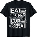 Eat Sleep Code Prgrammer Coding Gift - Adult & Kids T-Shirts, Sweatshirts & Hoodies apparel design preview 1