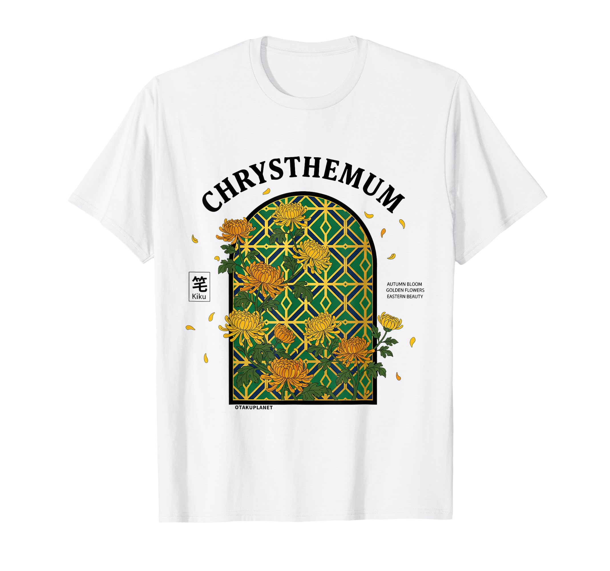 Chrysanthemum Art Japan 80S 90S T-Shirt - Custom Art Print for Adults - T-Shirt, Sweatshirt, Hoodie