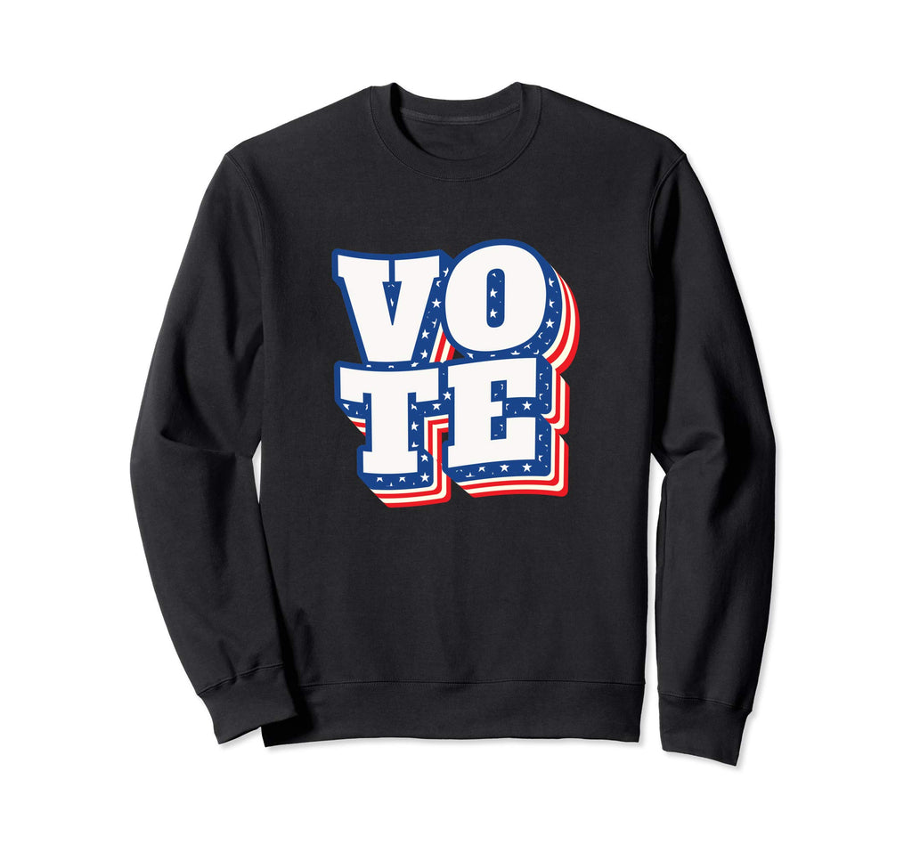 Vote Stars Stripes Vote American Sweatshirt - Fun Novelty Design Unisex - T-Shirt, Sweatshirt, Hoodie