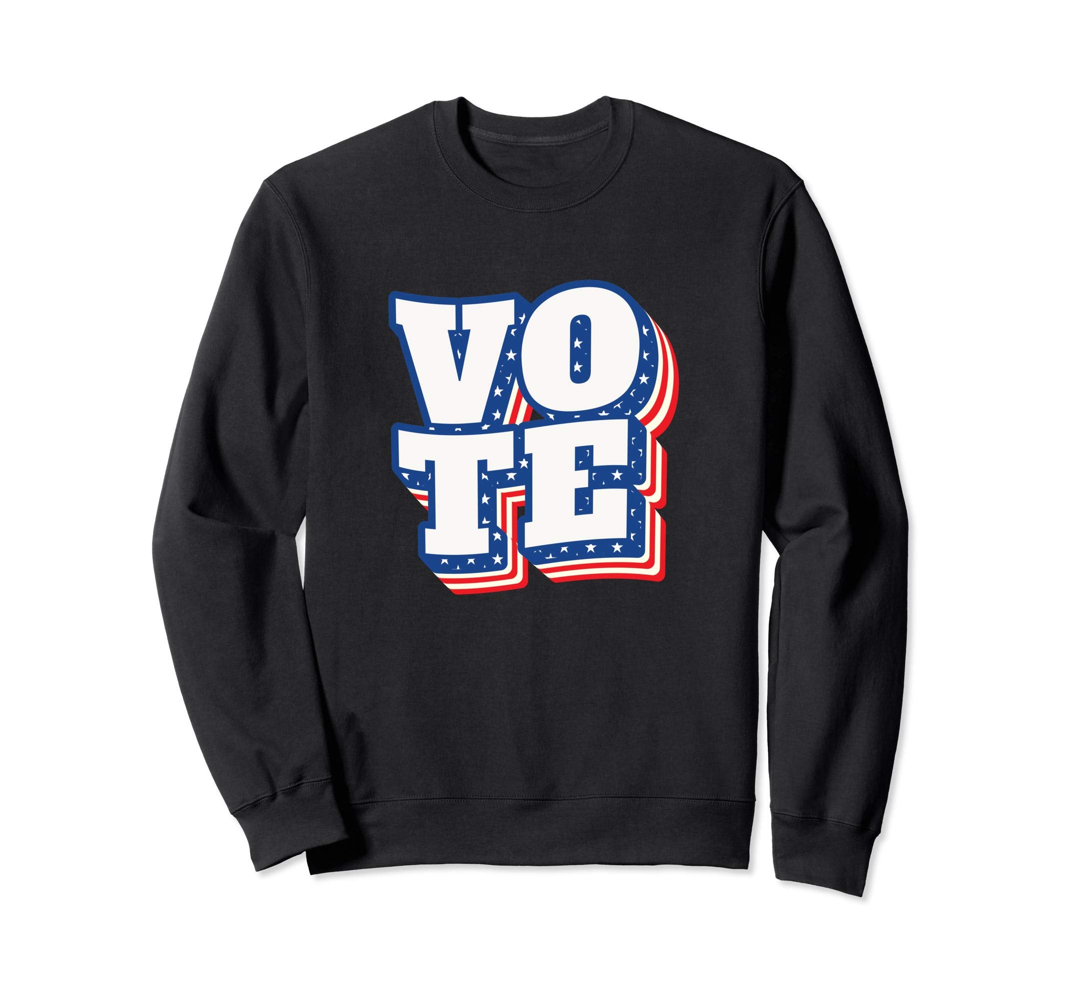 Vote Stars Stripes Vote American Sweatshirt - Fun Novelty Design Unisex - T-Shirt, Sweatshirt, Hoodie