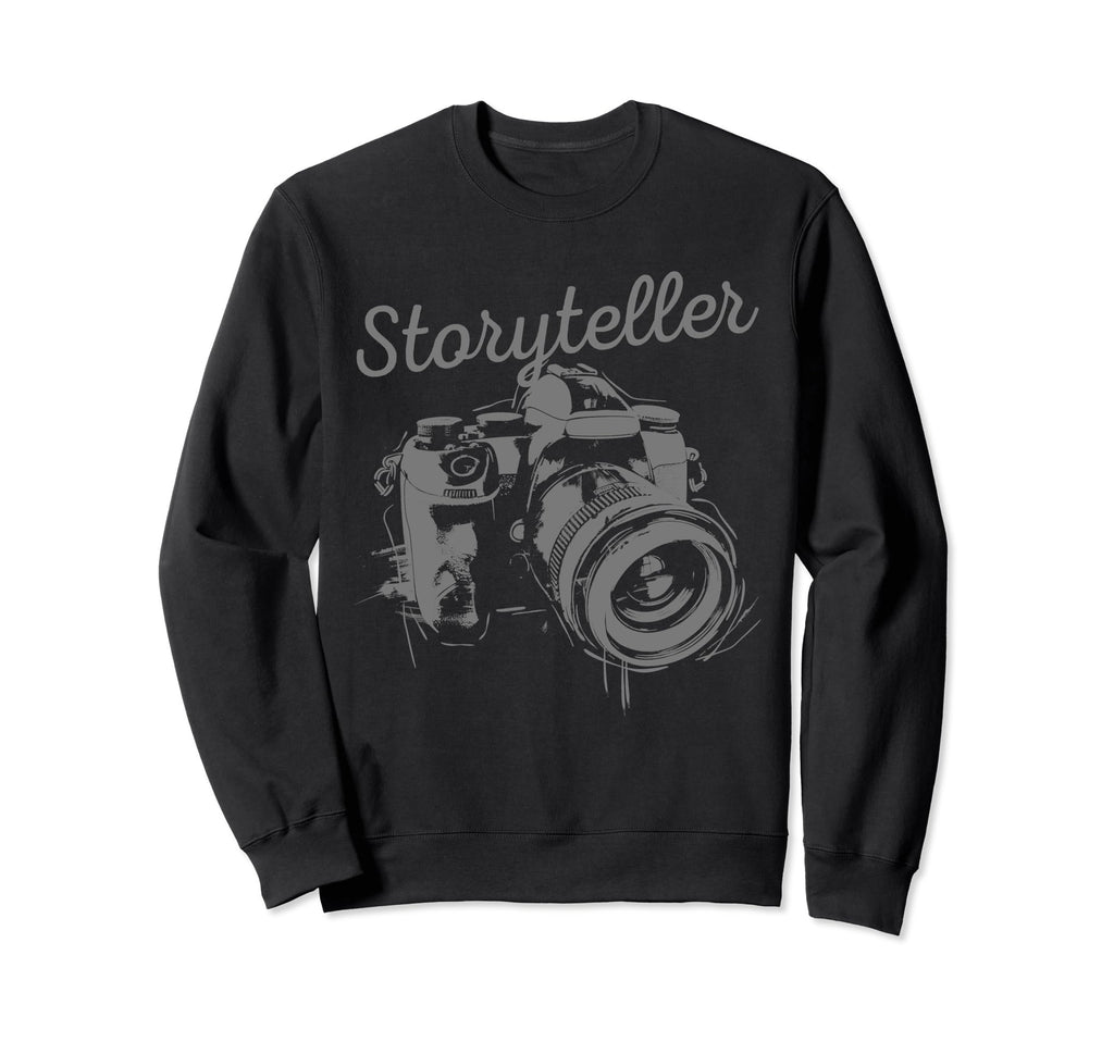 Photographer Storyteller Camera Sweatshirt - Custom Art Print Unisex - T-Shirt, Sweatshirt, Hoodie
