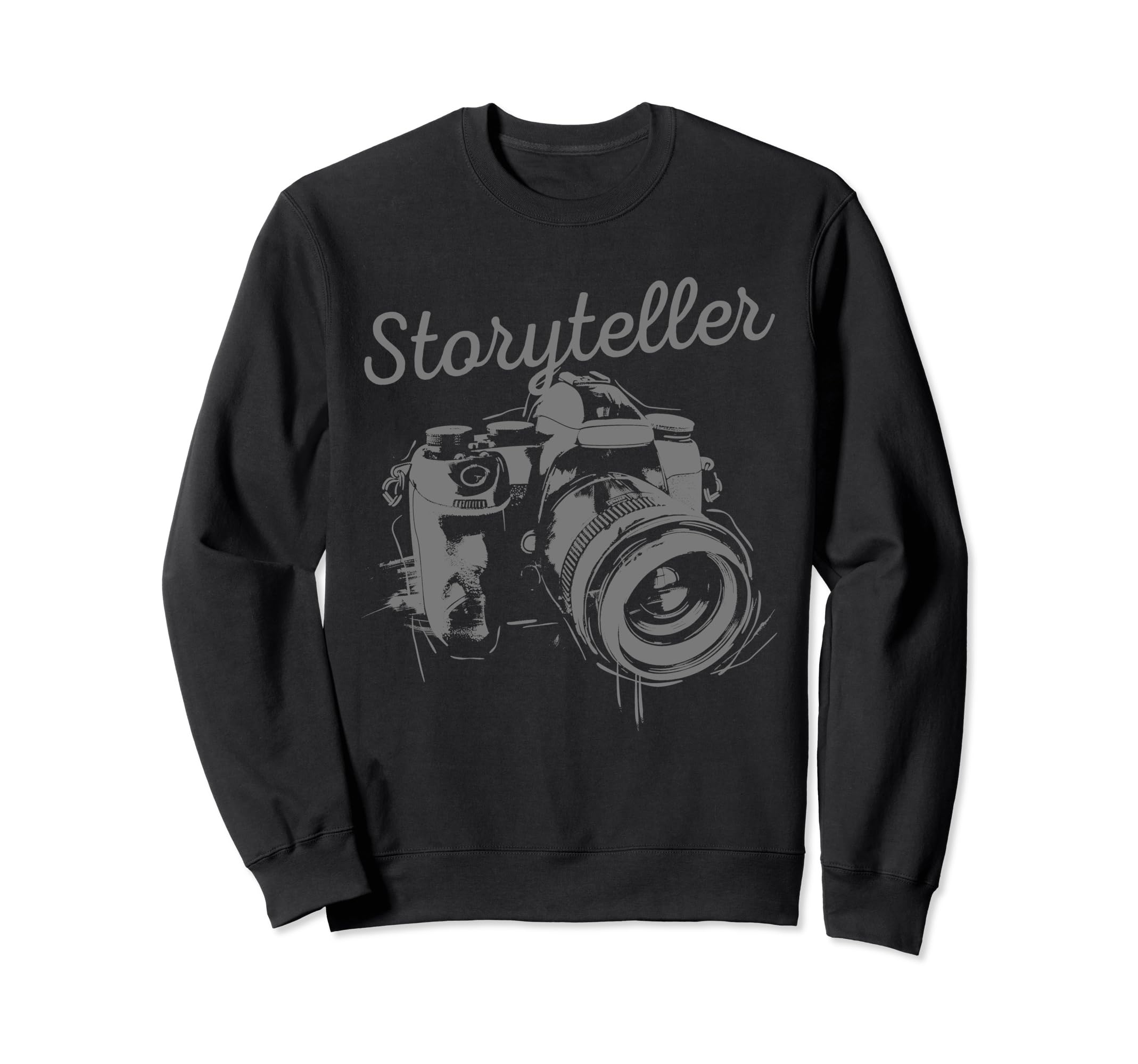 Photographer Storyteller Camera Sweatshirt - Custom Art Print Unisex - T-Shirt, Sweatshirt, Hoodie