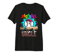 Mens Baseball Uncle Tri Blend T-Shirt - Minimalist Print Unisex - T-Shirt, Sweatshirt, Hoodie