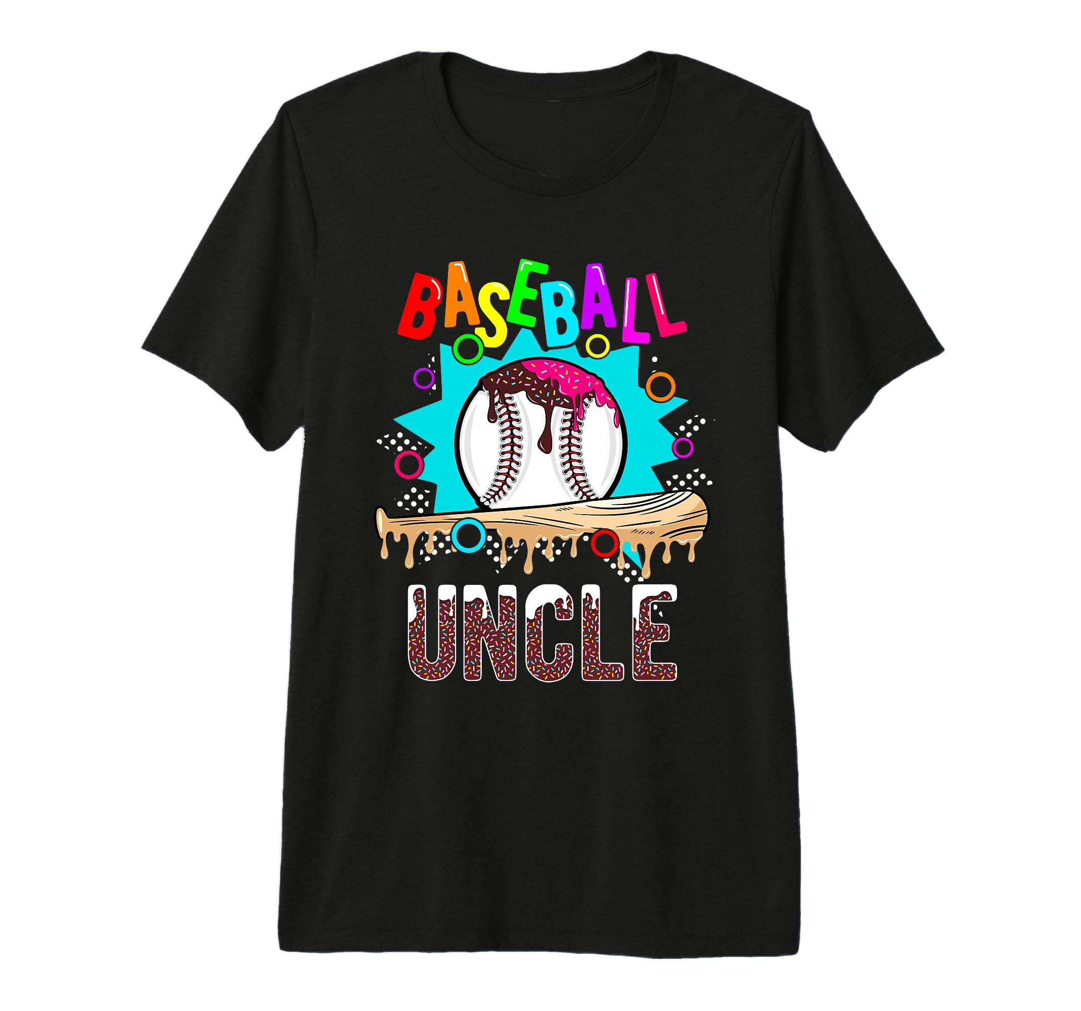 Mens Baseball Uncle Tri Blend T-Shirt - Minimalist Print Unisex - T-Shirt, Sweatshirt, Hoodie