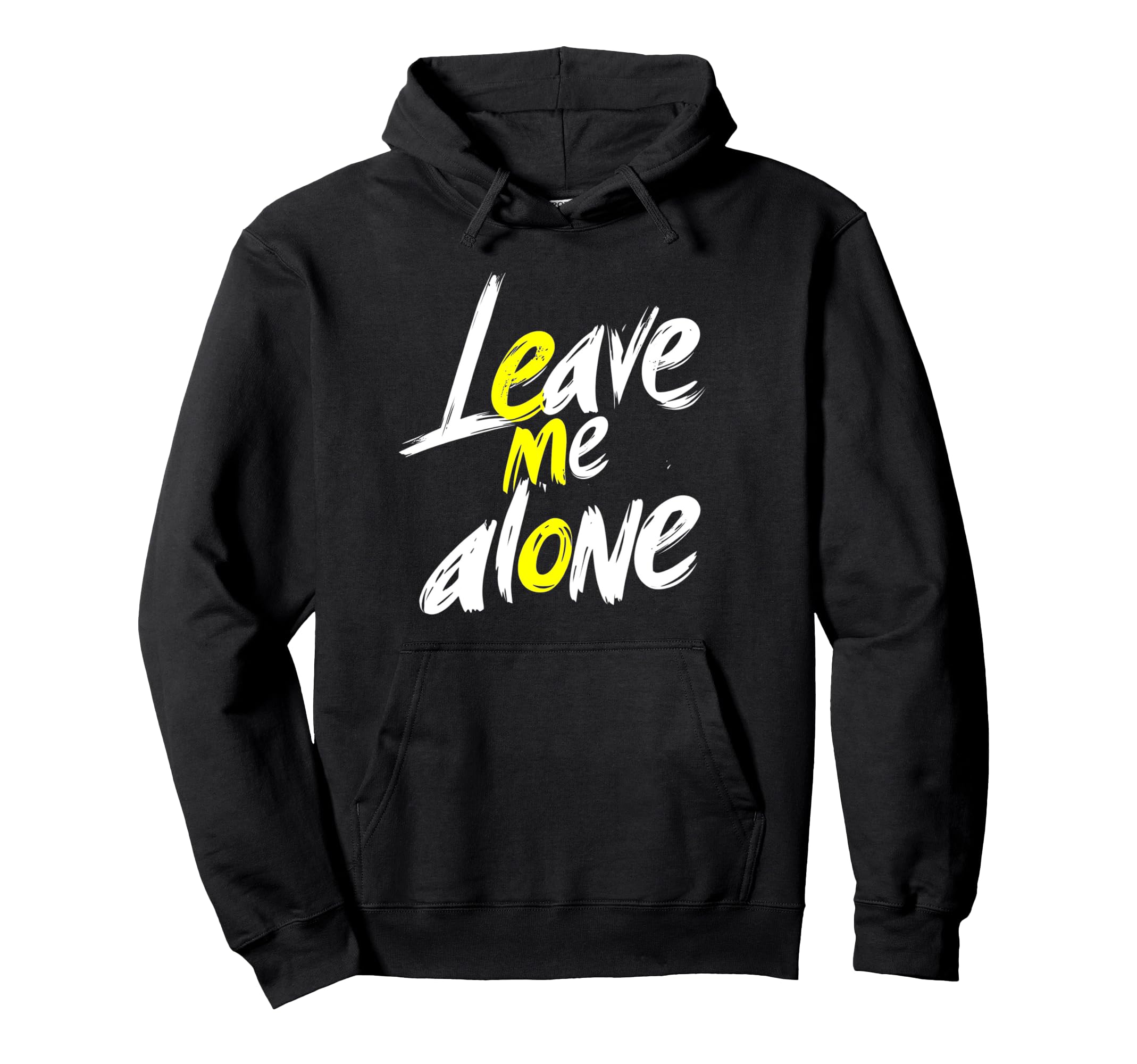 Leave Me Alone Y2K Emo Aesthetic Hoodie - Aesthetic Graphic for Adults - T-Shirt, Sweatshirt, Hoodie