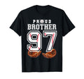 Proud Brother Baseball Player Number 97 T-Shirt - Unique Graphic Men Women - T-Shirt, Sweatshirt, Hoodie