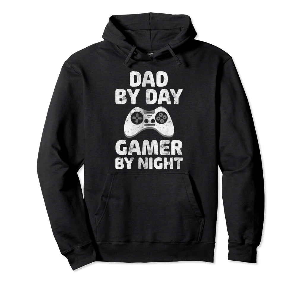Funny Video Gamer Dad Day Gamer Night Hoodie - Minimalist Print Unisex - T-Shirt, Sweatshirt, Hoodie