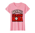 Baseball Season Mama Proud Sports Mom T-Shirt - Minimalist Print Unisex - T-Shirt, Sweatshirt, Hoodie
