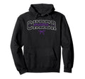 Purple Cheerleader Cheerleading Squad Hoodie - Novelty Apparel Men Women - T-Shirt, Sweatshirt, Hoodie