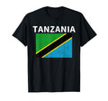Distressed Tanzania Tanzanian Flag T-Shirt - Fun Novelty Design Men Women - T-Shirt, Sweatshirt, Hoodie