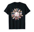 Baseball American Flag Leopard T-Shirt - Aesthetic Graphic Men Women - T-Shirt, Sweatshirt, Hoodie