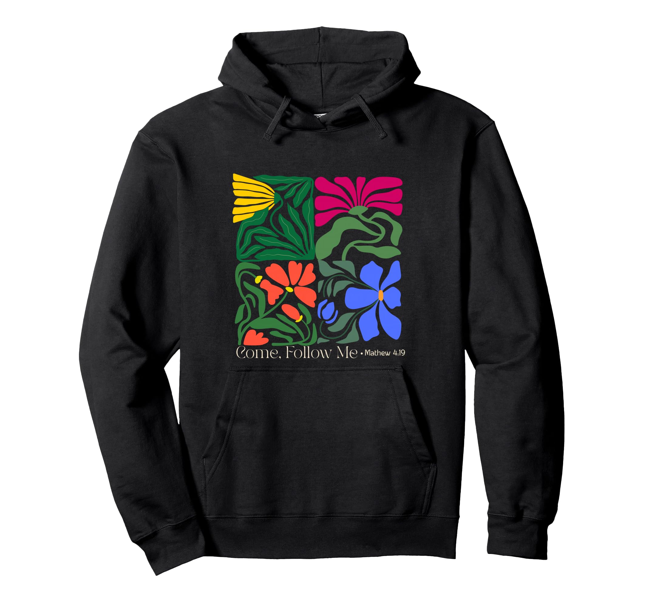 Womens Boho Floral Christian Come Hoodie - Fun Novelty Design Unisex - T-Shirt, Sweatshirt, Hoodie