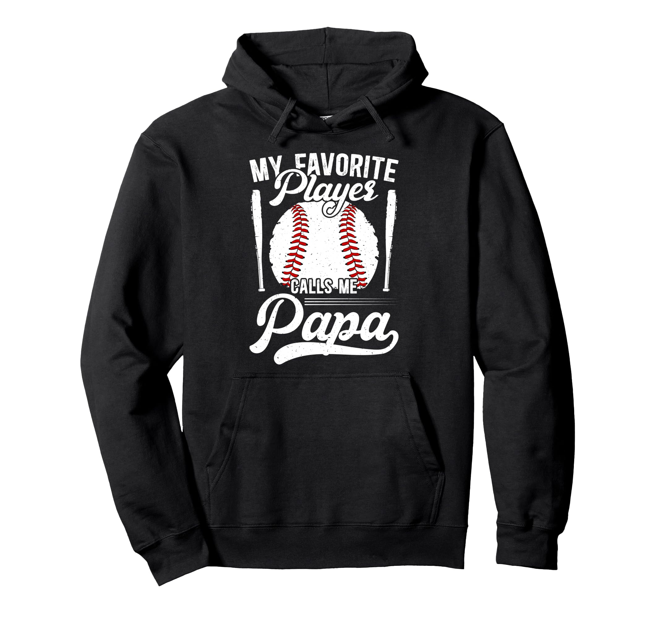 My Favorite Baseball Player Papa Hoodie - Aesthetic Graphic Unisex - T-Shirt, Sweatshirt, Hoodie