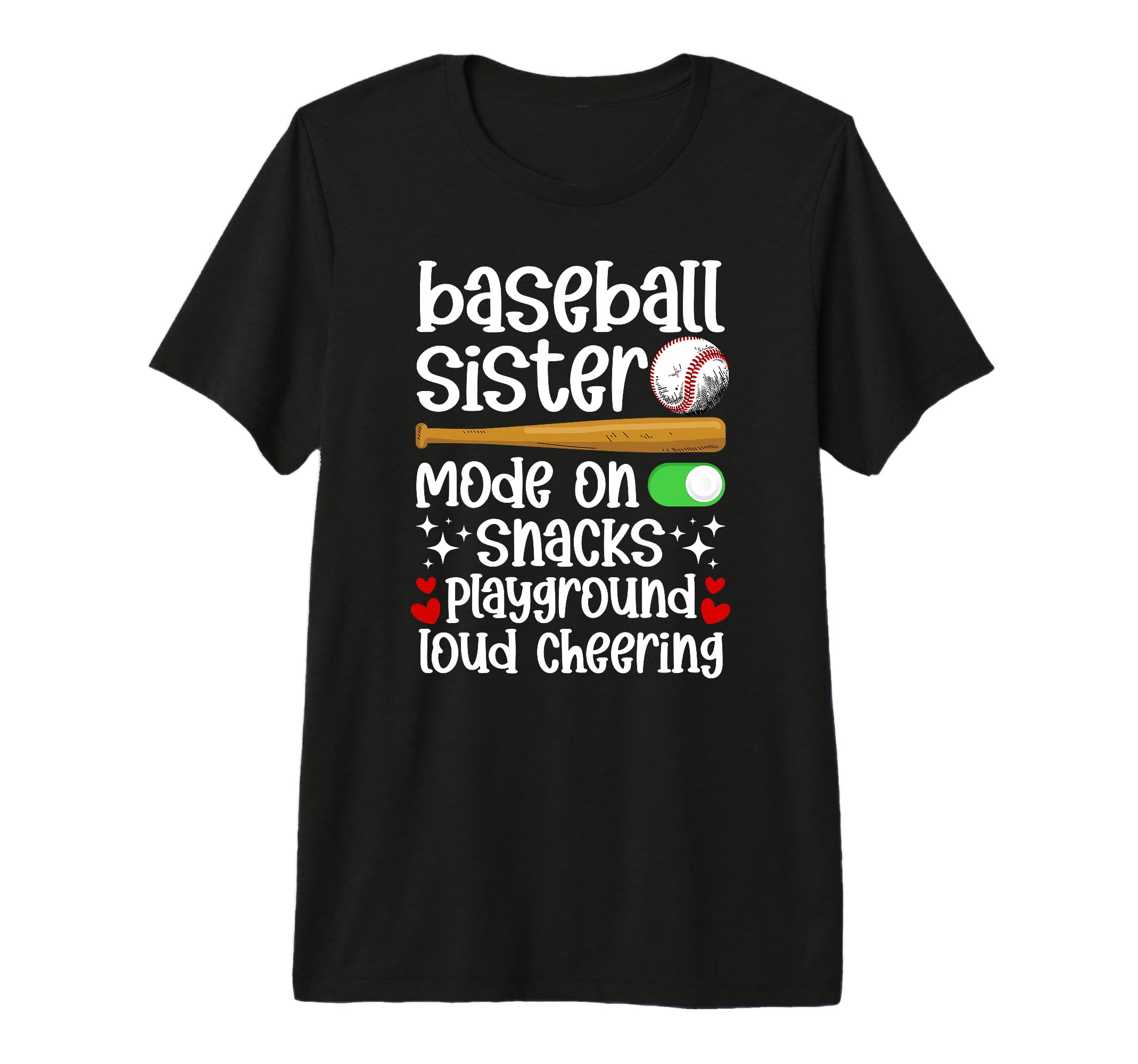 Baseball Sister Mode Sister Baseball T-Shirt - Unique Graphic Unisex - T-Shirt, Sweatshirt, Hoodie