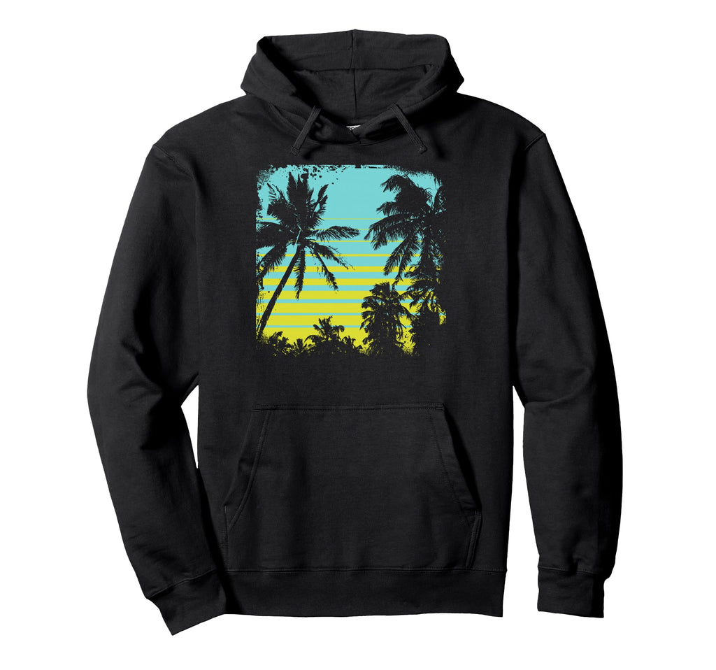 Palm Tree Silhouette Tree Gift Hoodie - Custom Art Print Men Women - T-Shirt, Sweatshirt, Hoodie