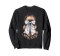 Baseball Coquette Bow Baseball Mom Sweatshirt - Novelty Apparel Unisex - T-Shirt, Sweatshirt, Hoodie