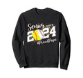 Proud Papa 2024 Senior Baseball Softball Sweatshirt - Graphic Print Unisex - T-Shirt, Sweatshirt, Hoodie